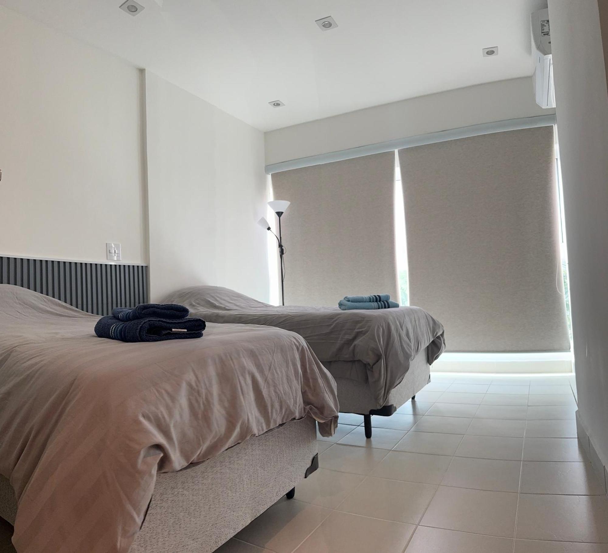 Apartamento Vista Para O Mar E Pe Na Areia 瓜鲁雅 外观 照片